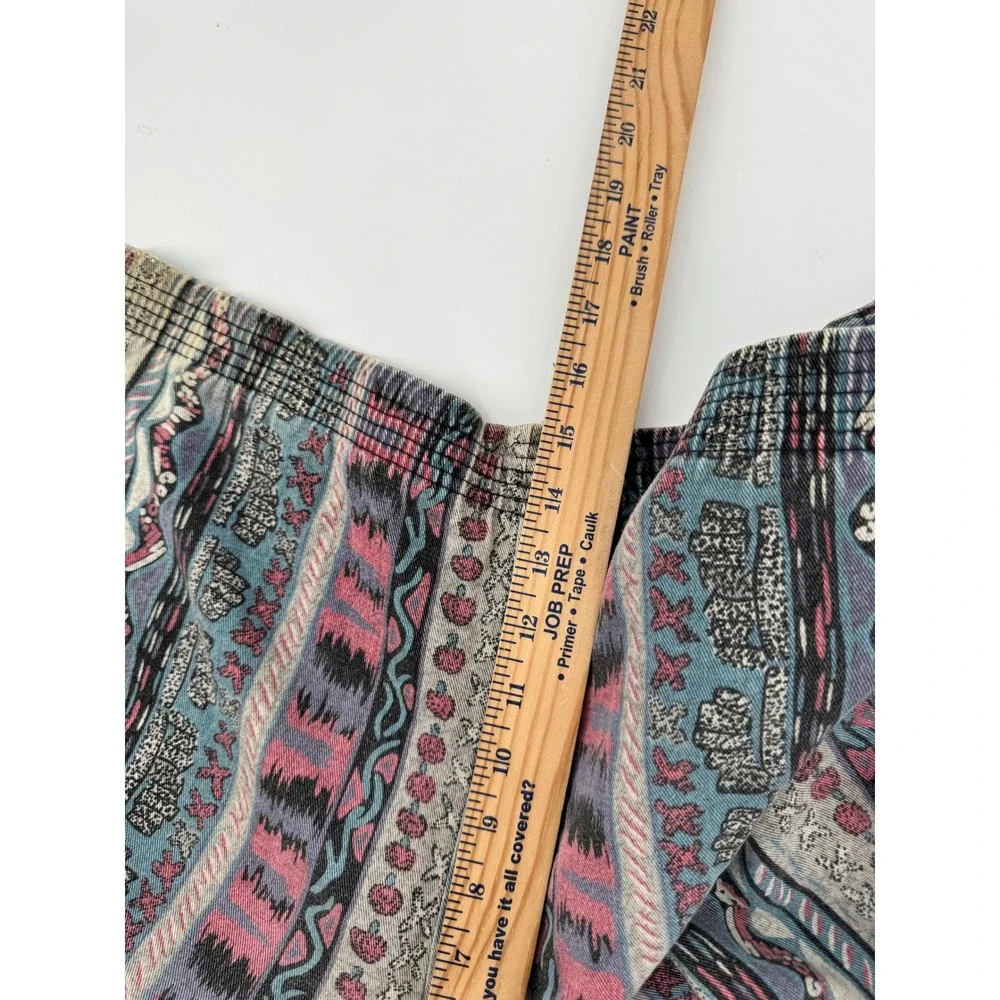 Vtg Arcade Power Sportswear‎ Parachute Pants 80s 42 Hammer Baggy Powerwear Aztec